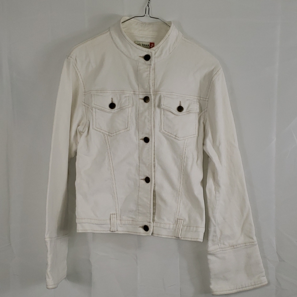 95%cotton corduroy jacket size large.